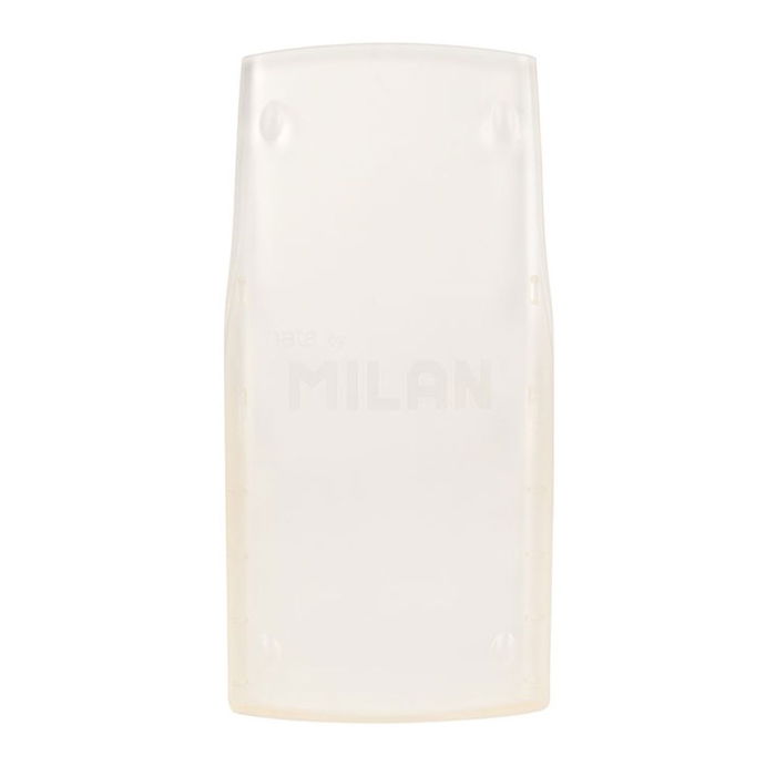 Milán Calculadora Científica M240 - 240 Funciones, Pantalla de 2 Líneas, 10+2 Dígitos, Color Rosa, Incluye Pilas y Carcasa Protectora