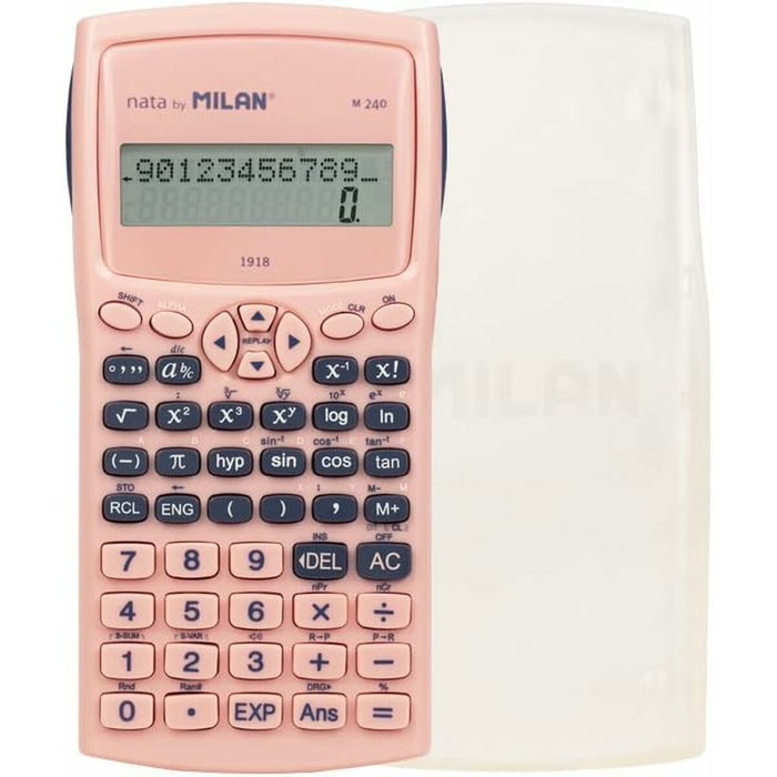 Milán Calculadora científica M240 Serie 1918 Rosa