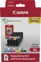 Canon CLI-551XL Multipack de Cartuchos de Tinta XL Negro, Cian, Magenta, Amarillo con Papel Fotográfico