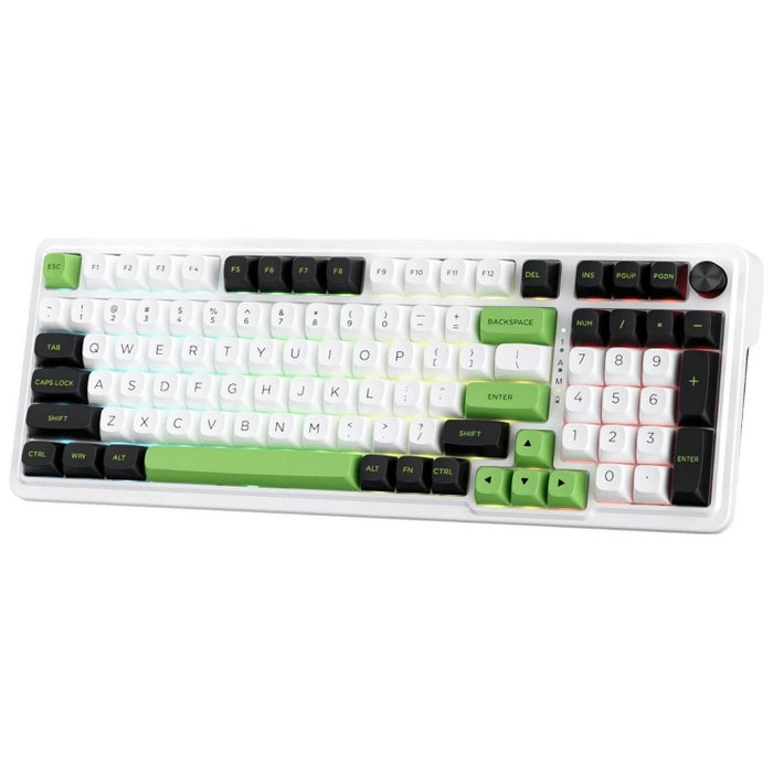 Redragon K686WBG-RGB-MAX Eisa Max Teclado Mecánico Inalámbrico 98 Teclas RGB Blanco Layout Polaco Redragon K686WBG-RGB-MAX Eisa Max Teclado Mecánico Inalámbrico 98 Teclas RGB Blanco Layout Polaco