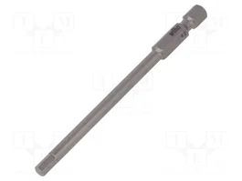 WIHA Punta de destornillador hexagonal HEX 4mm 1/4 pulg 90mm
