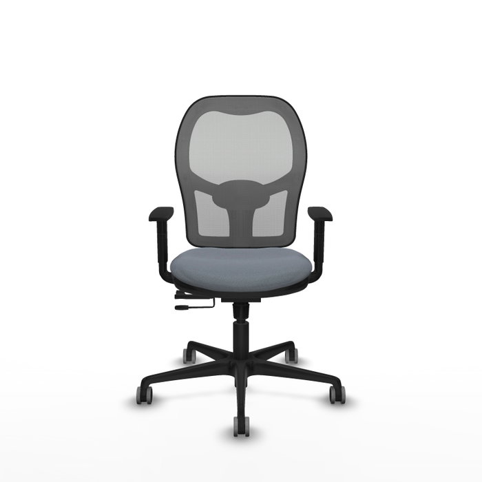 PIQUERAS Y CRESPO Silla de oficina Jorquera Gris con mecanismo Sincro/Traslack
