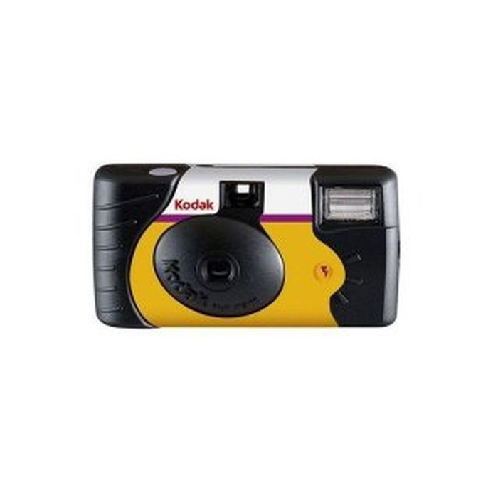 Kodak Power Flash 27+12 Cámara Analógica Compacta Negro y Amarillo