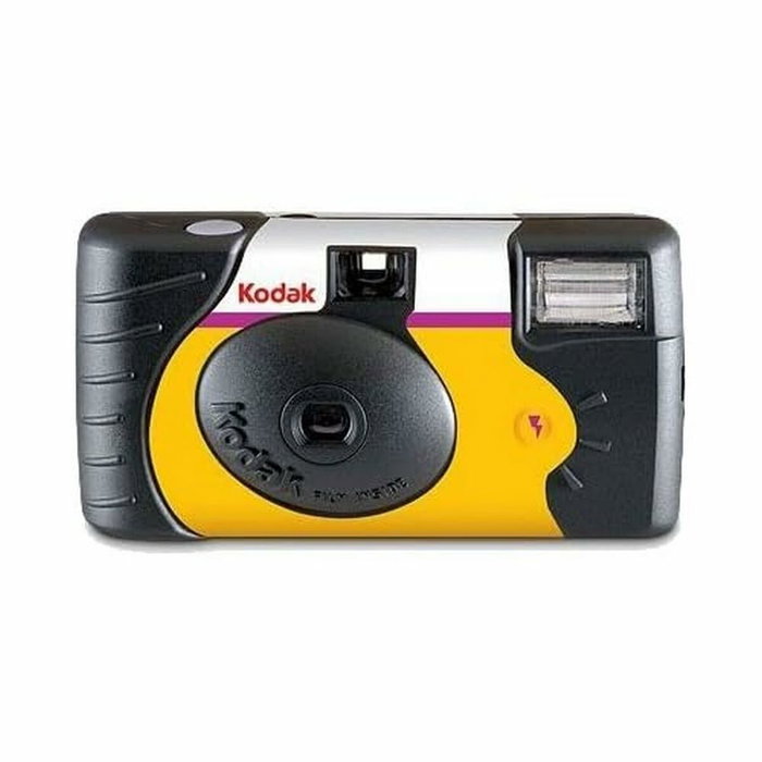 Kodak Power Flash 27+12 Cámara Analógica Compacta Negro y Amarillo
