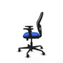 PIQUERAS Y CRESPO Silla de oficina Jorquera con mecanismo Sincro/Traslack Azul y Negro
