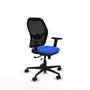 PIQUERAS Y CRESPO Silla de oficina Jorquera con mecanismo Sincro/Traslack Azul y Negro