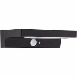 Brilliant Barker Aplique de exterior LED y solar con detector de movimiento - Negro