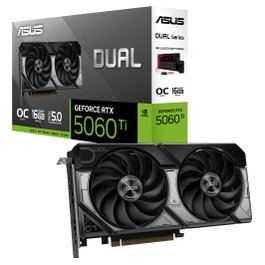 Asus Dual GeForce RTX 5060 Ti 16GB GDDR7 OC Edition