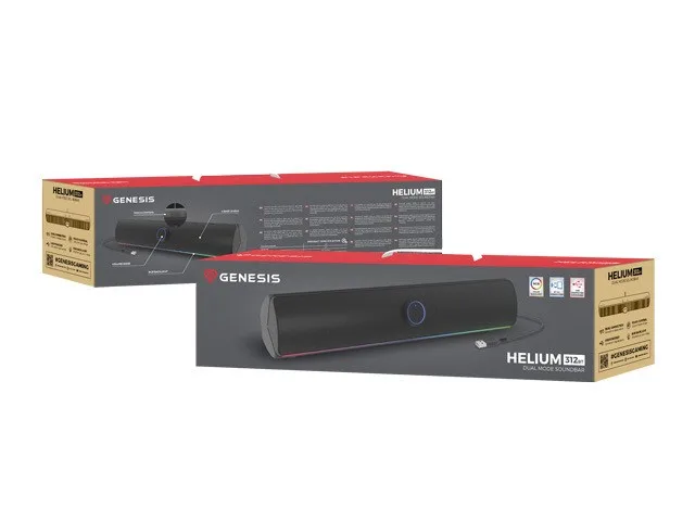 GENESIS Helium 312BT Negro 2.0 canales 10 W GENESIS Helium 312BT Negro 2.0 canales 10 W