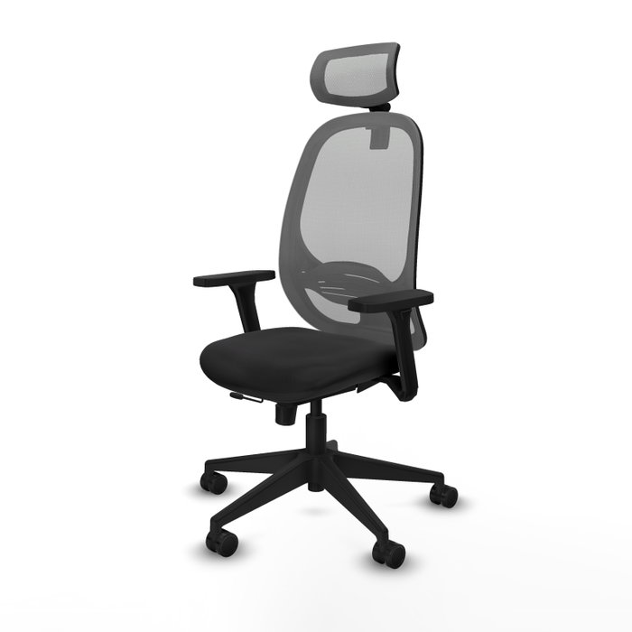 PIQUERAS Y CRESPO Silla de oficina Cilanco con mecanismo Sincro/Traslack, Negro/Gris PIQUERAS Y CRESPO Silla de oficina Cilanco con mecanismo Sincro/Traslack, Negro/Gris