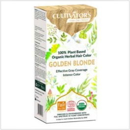 CULTIVATORS Rubio Dorado Tinte Orgánico 100Gr. Ecocert Coloración Vegana Cabello