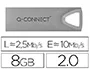 Q-connect Memoria USB Flash Premium 8 GB 2.0 Plateada