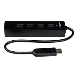 Startechcom Hub USB 3.0 de 4 Puertos SuperSpeed hasta 5 Gbps con Alimentación por USB
