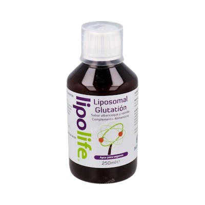 EQUISALUD LIPOLIFE LIPOSOMAL GLUTATION albaricoque-vainilla 250 ml EQUISALUD LIPOLIFE LIPOSOMAL GLUTATION albaricoque-vainilla 250 ml