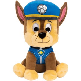 Spin Master Patrulla Canina Peluche Chase 23 cm - Mascota Suave de Gund, Juguete +12 Meses, Idiomas Múltiples