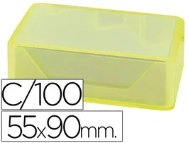Liderpapel Tarjetas de visita blancas 90x55mm 250gr caja de 100 unidades