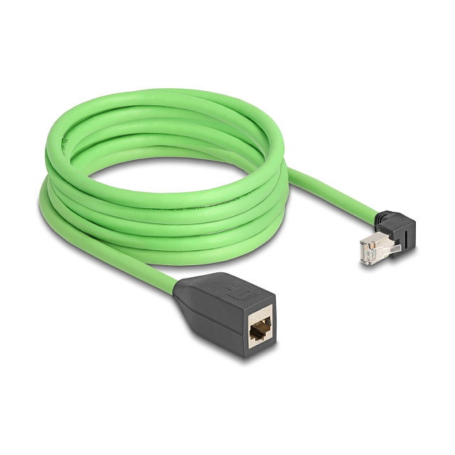 DeLOCK Cable de extensión de red RJ45 Cat.6a SF/UTP 5 m Verde DeLOCK Cable de extensión de red RJ45 Cat.6a SF/UTP 5 m Verde