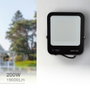 GSC Evolution Proyector LED Santadi 200W 6500K IP65 Negro