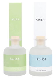 DKD Home Decor Ambientador Mikado Cristal Algodón Pack de 2