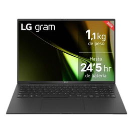 LG Gram 16Z90T - Portátil 40.6 cm (16") WQXGA, Intel Core Ultra 7 255H, 32 GB RAM LPDDR5x, 1 TB SSD, Wi-Fi 7, Windows 11 Home, Negro