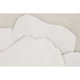 DKD Home Decor Cuadro Lienzo Abstracto Pack de 2 (Blanco y Beige) 102,5x102,5 cm