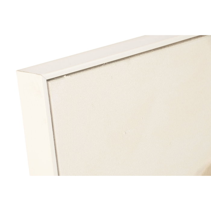 DKD Home Decor Cuadro Lienzo Abstracto Pack de 2 (Blanco y Beige) 102,5x102,5 cm DKD Home Decor Cuadro Lienzo Abstracto Pack de 2 (Blanco y Beige) 102,5x102,5 cm