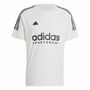Camiseta de Manga Corta Hombre Adidas Tiro Q1 Blanco
