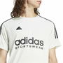 Camiseta de Manga Corta Hombre Adidas Tiro Q1 Blanco