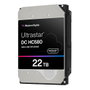 Western Digital Ultrastar DC HC580 22TB SAS 3.5" HDD Unidad de Disco Duro 7200RPM 512MB - WD22PURZ (Servidor/Workstation)