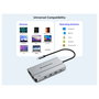 Conceptronic DONN34G Docking Station 10 en 1 USB-C Gris