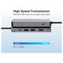 Conceptronic DONN34G Docking Station 10 en 1 USB-C Gris