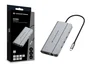 Conceptronic DONN34G Docking Station 10 en 1 USB-C Gris