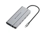 Conceptronic DONN34G Docking Station 10 en 1 USB-C Gris