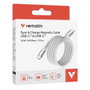 Verbatim Cable Magnético USB-C a USB-C 100W 1,2m Gris