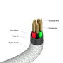 Verbatim Cable Magnético USB-C a USB-C 100W 1,2m Gris