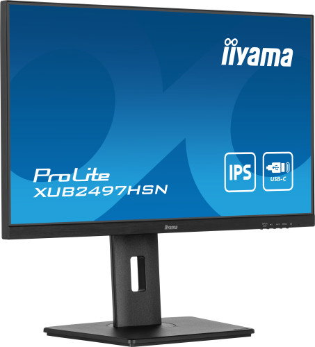 Iiyama Pantalla XUB2497HSN-B2 24" IPS Full HD USB-C Dock RJ45 Negro Iiyama Pantalla XUB2497HSN-B2 24" IPS Full HD USB-C Dock RJ45 Negro