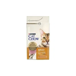 Purina Cat Chow Feline Adult Salmon Atun Alimento para Gatos Adultos Seco con Salmón y Atún 1,5 kg