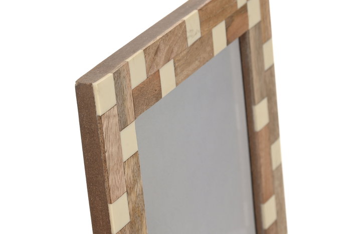 DKD Home Decor Set de 4 Marcos de Fotos Cuadrados Mango y Resina 15x20 cm DKD Home Decor Set de 4 Marcos de Fotos Cuadrados Mango y Resina 15x20 cm