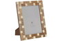 DKD Home Decor Set de 4 Marcos de Fotos Cuadrados Mango y Resina 15x20 cm