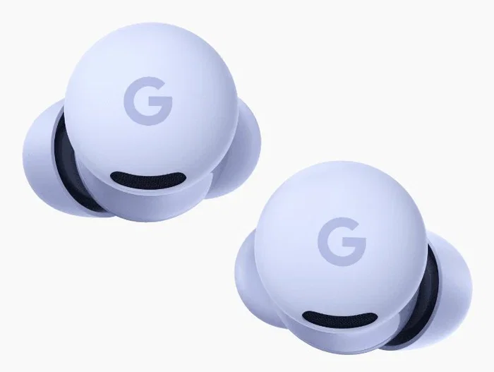 Google Pixel Buds 2a Iris - Auriculares Intrauditivos Inalámbricos Bluetooth 5.4 - Color Púrpura - Reducción de Ruido Activa (ANC) - Micrófono Integrado - Carga USB-C - IP54