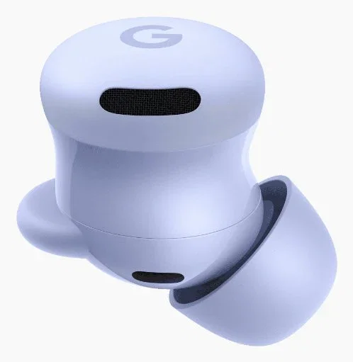 Google Pixel Buds 2a Iris - Auriculares Intrauditivos Inalámbricos Bluetooth 5.4 - Color Púrpura - Reducción de Ruido Activa (ANC) - Micrófono Integrado - Carga USB-C - IP54