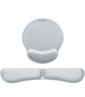 Subblim Pack Ergo MemoryFlex Alfombrilla y Reposamuñecas Plata SUBMP-04E021