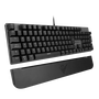 Phoenix technologies Teclado Mecánico Gaming MK1 Elite Layout Español Switches Marrones RGB Anti-Ghosting Reposamuñecas Magnético Gris/Negro