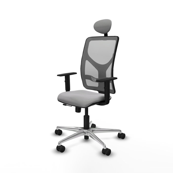 PIQUERAS Y CRESPO Silla de oficina Motilla Gris con mecanismo Sincro/Traslack PIQUERAS Y CRESPO Silla de oficina Motilla Gris con mecanismo Sincro/Traslack