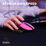 Trust GXT 109 Felox Ratón Gaming Rosa