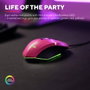 Trust GXT 109 Felox Ratón Gaming Rosa