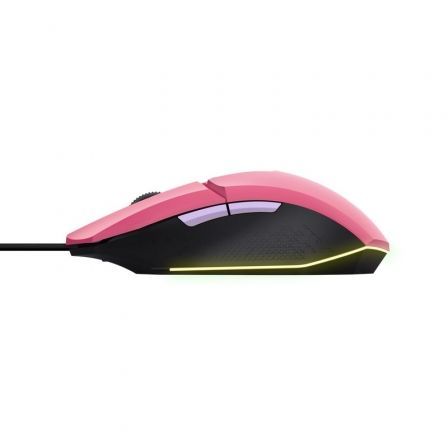 Trust Gaming Ratón Gaming GXT 109 Felox 25068 Hasta 6400 DPI Rosa