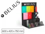 Belius Expositor Lote Bolígrafo 36 Piezas 3 Niveles MDF 600x420x750 mm