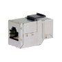 EQUIP Acoplador en línea Keystone blindado Cat6 2xRJ-45 Plata
