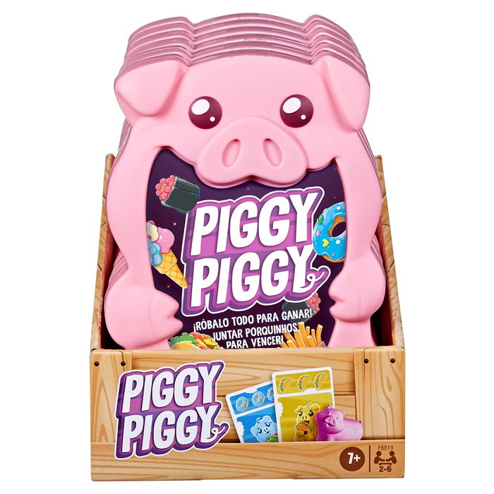 Hasbro Gaming Juego Piggy Piggy F8819 Juego de Cartas para +7 Años